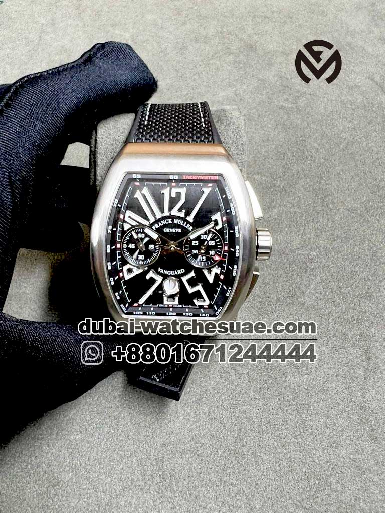 Franck Muller Vanguard Black Replica Watches in Saudi Arabia KSA